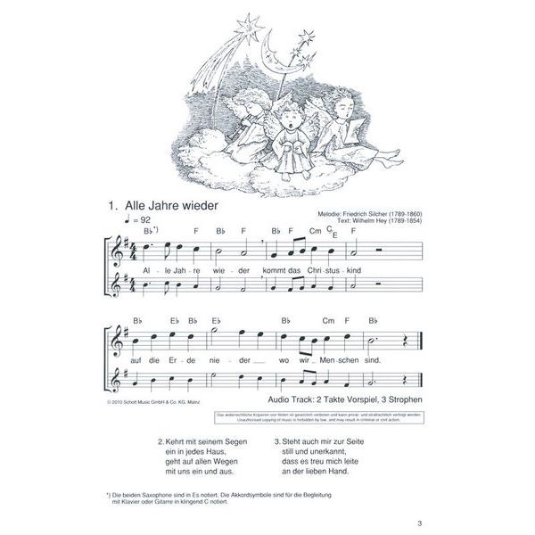 Schott Schönste Weihnachts A-Sax