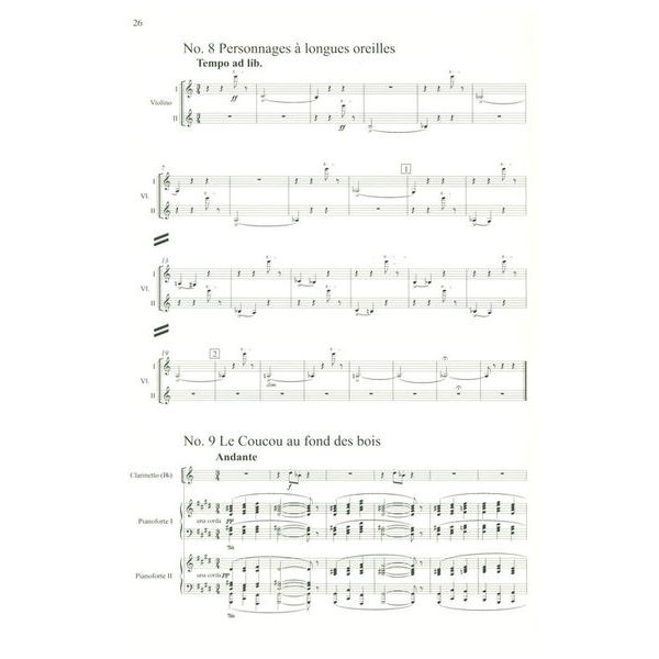 Edition Eulenburg Saint-Saens Karneval der Tiere