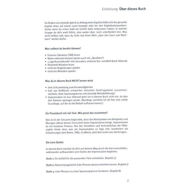 Tunesday Records Improvisation �Gitarren-Solo