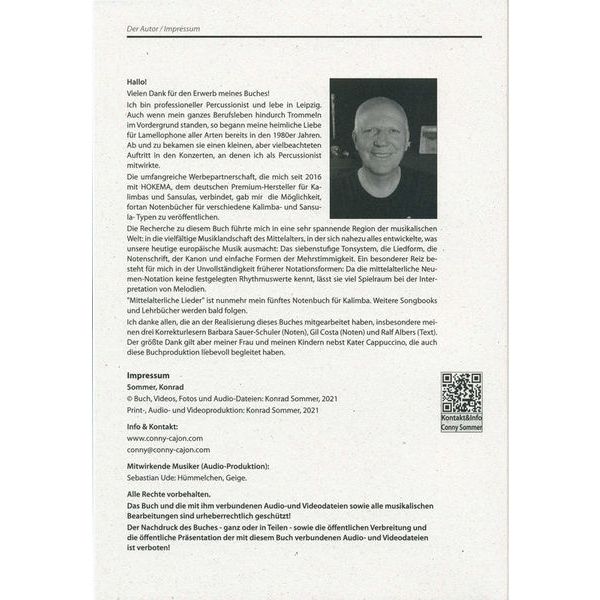 Conny Sommer Mittelalter Lieder Kalimba