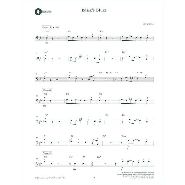 Advance Music Easy Jazz Conception Trombone