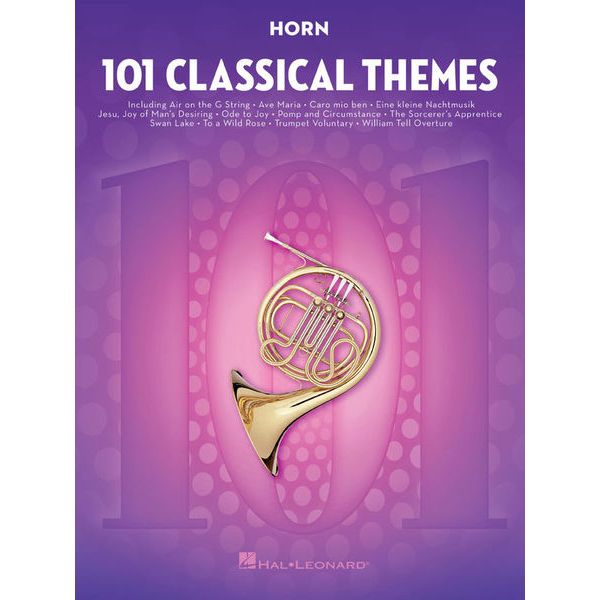 Hal Leonard 101 Classical Themes Horn