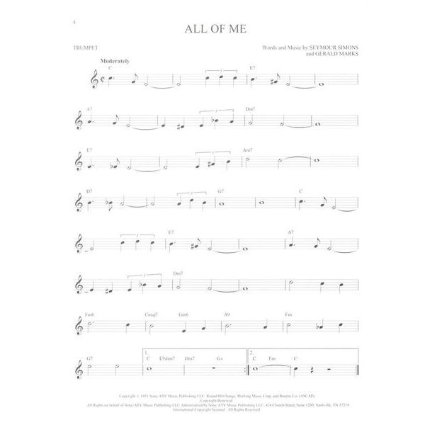 Hal Leonard 101 Jazz Songs for Trumpet