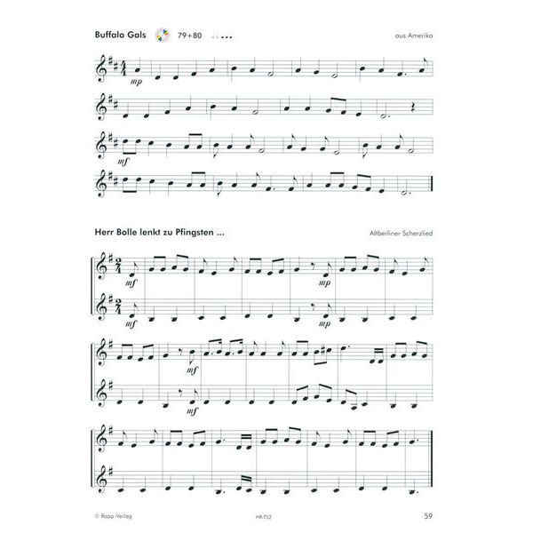 Horst Rapp Verlag Trompete Lernen mit Spa 2