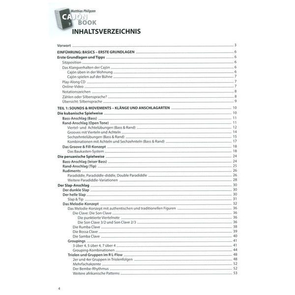 Alfred Music Publishing Cajon Book German