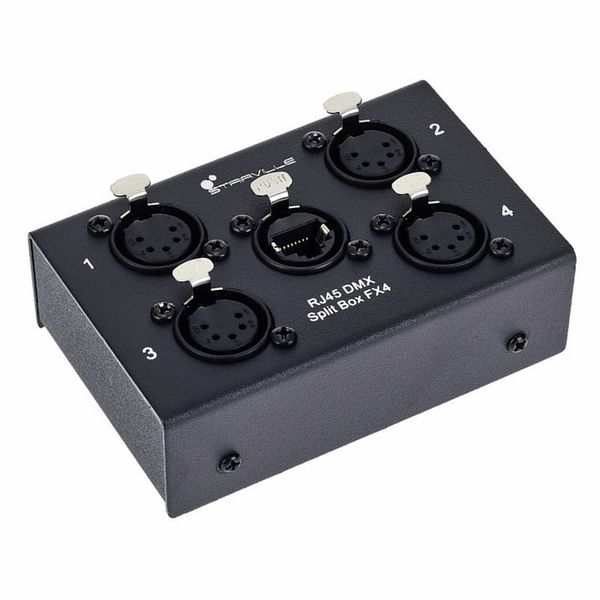 Stairville RJ45 DMX Split Box FX4-5pin