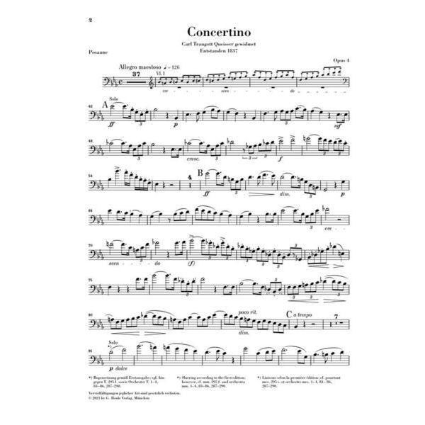Henle Verlag David Concertino Es-Dur