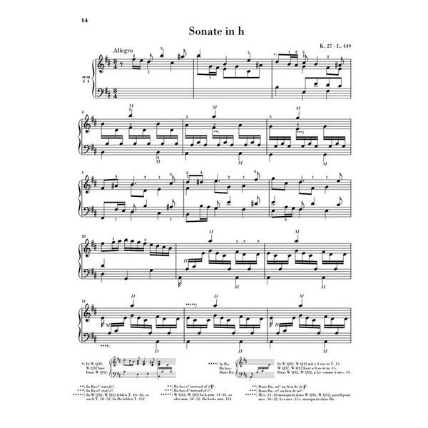 Henle Verlag Scarlatti Klaviersonaten IV