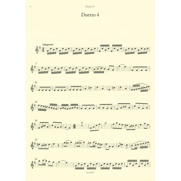 Brenreiter Devienne Flötenduette op. 75/2