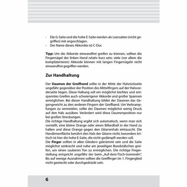 Voggenreiter Fotogrifftabelle Gitarre