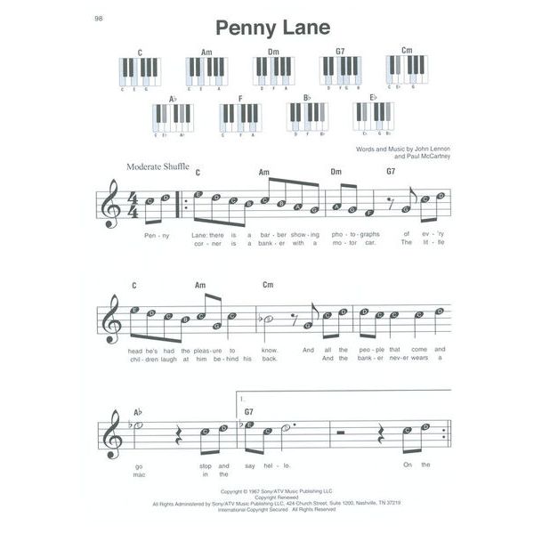 Hal Leonard Beatles Super Easy