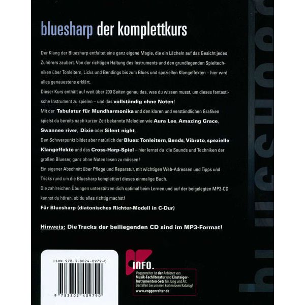 Voggenreiter Bluesharp Der Komplettkurs