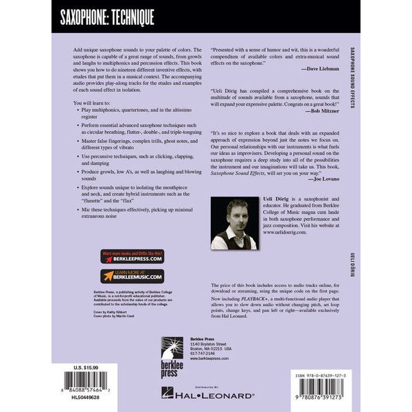 Berklee Press Saxophone Sound Effects