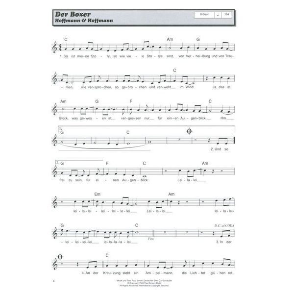 Musikverlag Hildner Welthits auf Deutsch