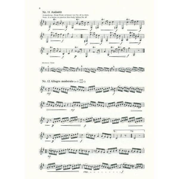 Friedrich Hofmeister Verlag Kopprasch 60 Etüden Horn 1