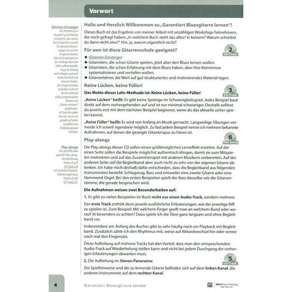 Alfred Music Publishing Garantiert Bluesgitarre lernen