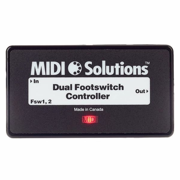 MIDI Solutions Dual Footswitch Controller