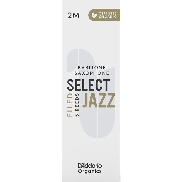 DAddario Woodwinds Organic Sel. Jazz Filed BAR 2M