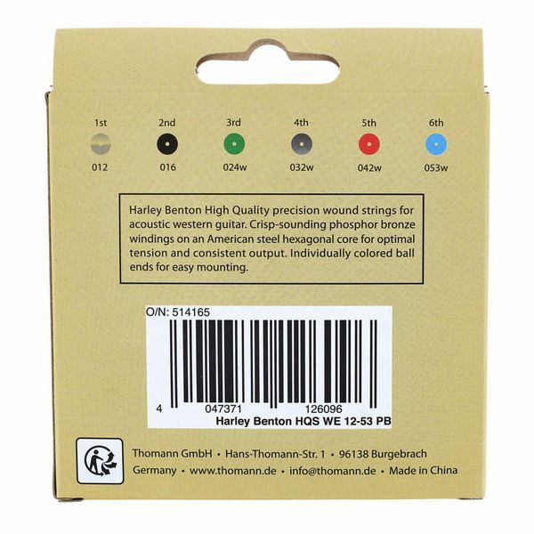 Harley Benton HQS WE 12-53 PB