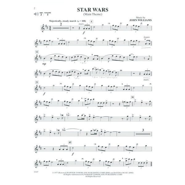 Alfred Music Publishing Star Wars Journey I-VI A-Sax