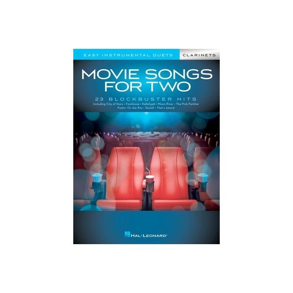 Hal Leonard Movie Songs For Two Clarinets
