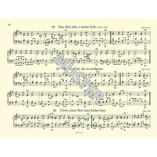 Breitkopf & Hrtel Bach 371 vierstimmige Chorle