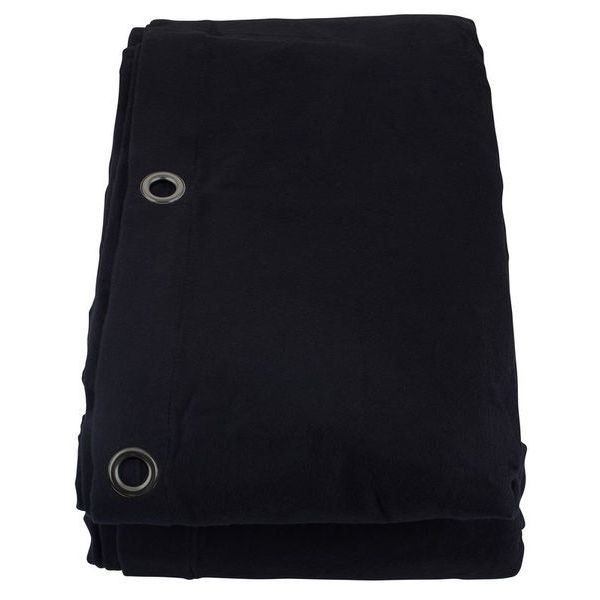 Stairville Curtain 160g/m 4.0x3.0m Bk