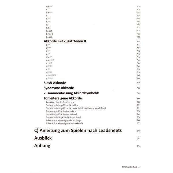 Learning Chords  Piano Akkorde