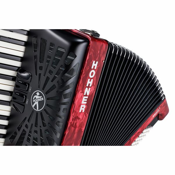 Hohner Bravo II 48 Red silent key