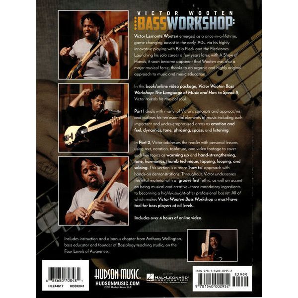 Hudson Music Victor Wooten: Bass Workshop