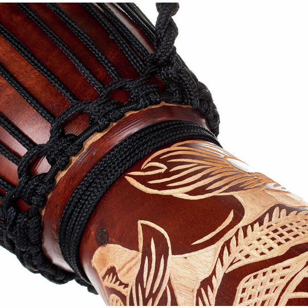 Terre Djembe Carved Dragon 40cm