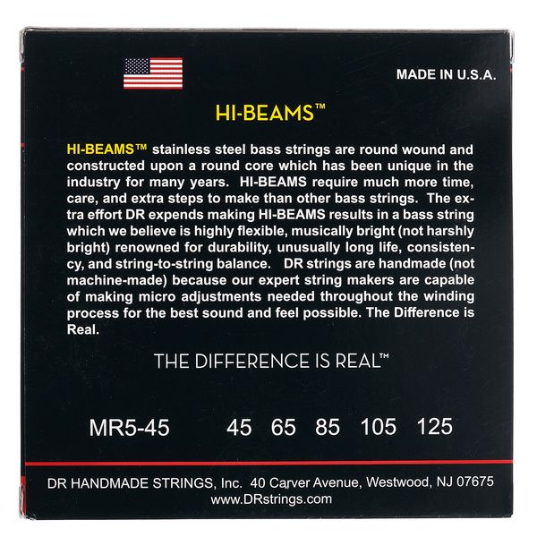 DR Strings Hi-Beams MR5-45