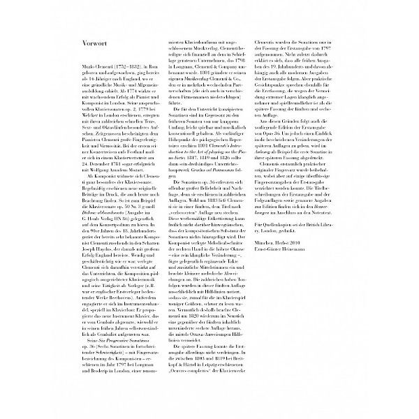 Henle Verlag Clementi Sechs Sonatinen