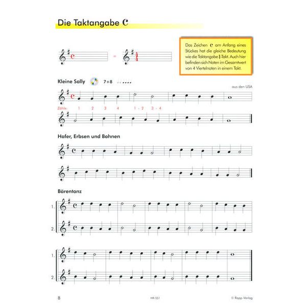 Horst Rapp Verlag Saxophon Lernen mit Spa 1