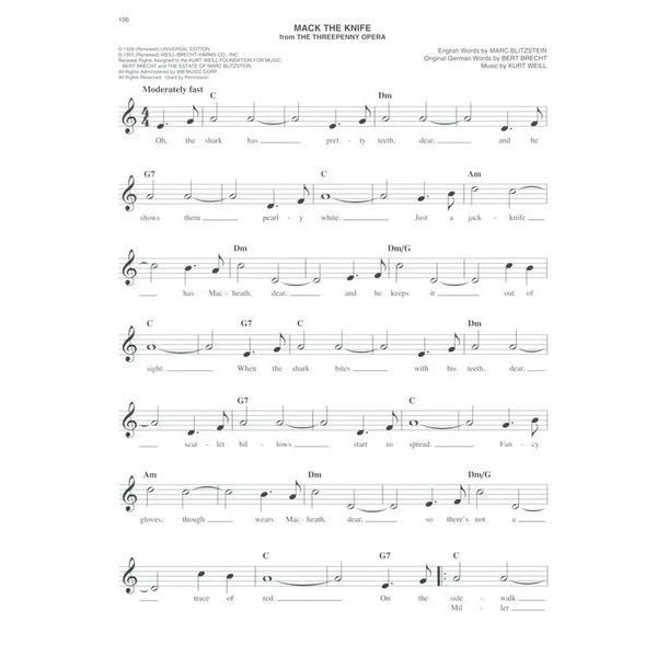 Hal Leonard Easy Jazz Standards Fake Book