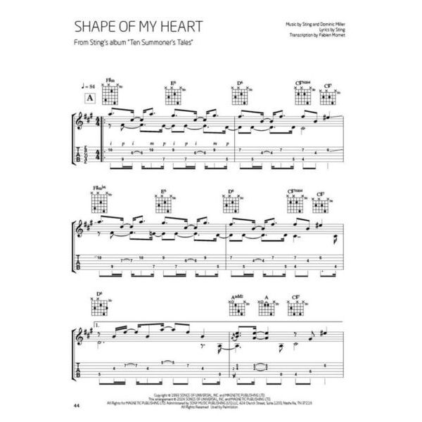 Hal Leonard Song Classics For Solo Guitar