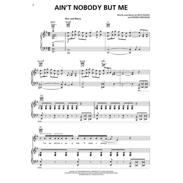 Hal Leonard Supertramp Greatest Hits