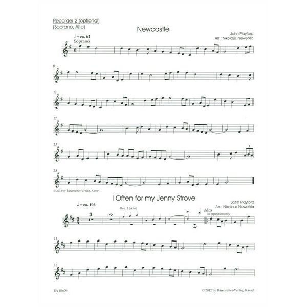 Brenreiter The English Dancing Master