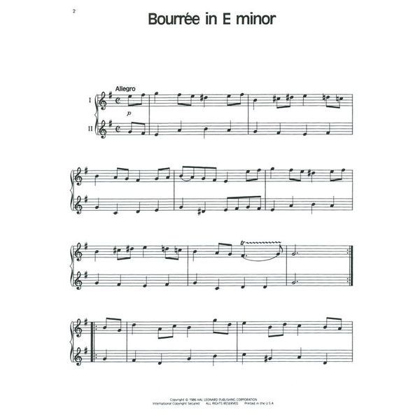 Hal Leonard Bach Recorder