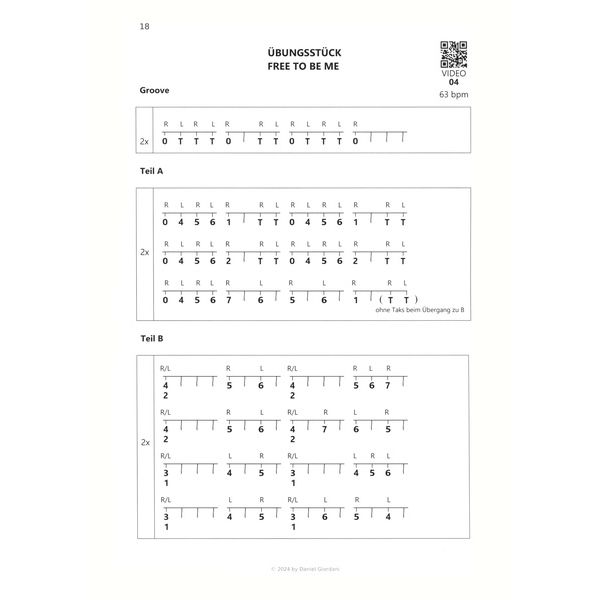 Edition Dux bungsstücke for Handpan