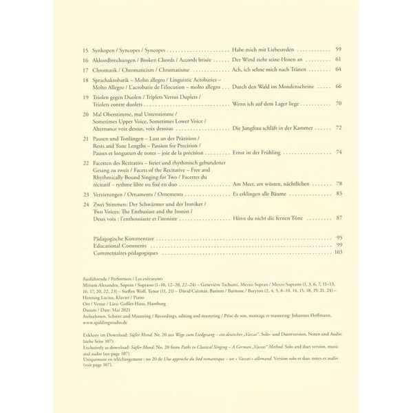 Breitkopf & Hrtel Wege zum Duettgesang
