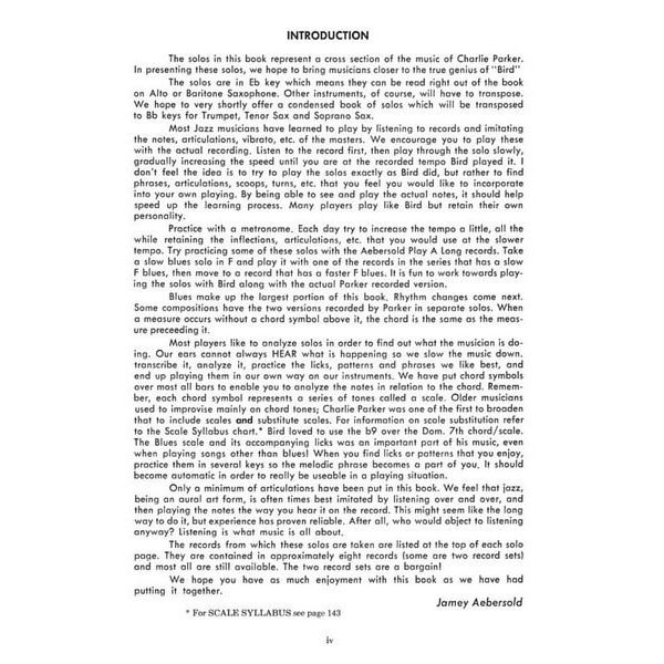 Atlantic Music Charlie Parker Omnibook Eb