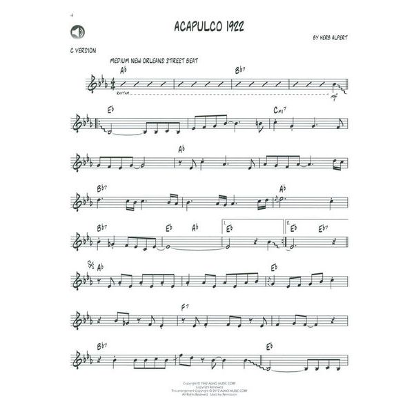 Hal Leonard Jazz Play-Along Herb Alpert