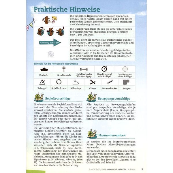 Helbling Verlag Liederhits mit Dackel Fritz