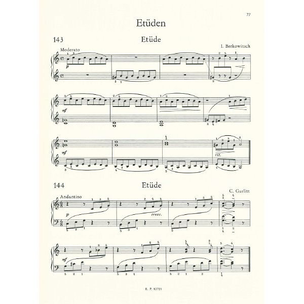 Edition Peters Holzweissig Klavierschule