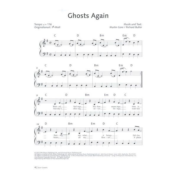 Music Factory Easy Charts 14