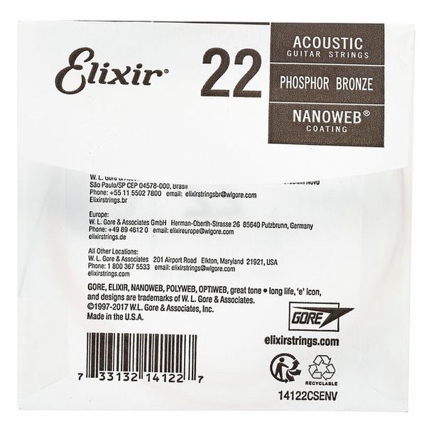 Elixir .022 Western Guitar Ph.