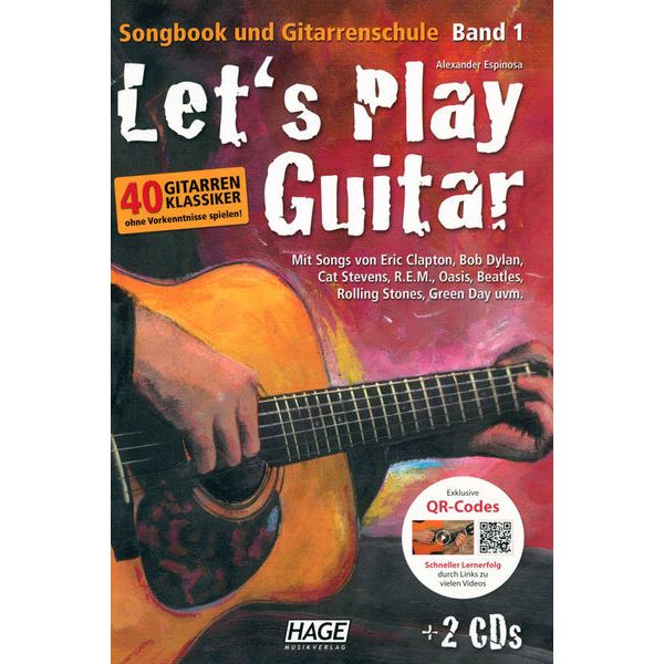 Hage Musikverlag Let's Play Guitar 1