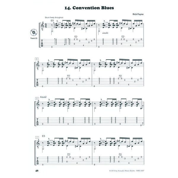 Acoustic Music Books Fingerstyle Blues Collection