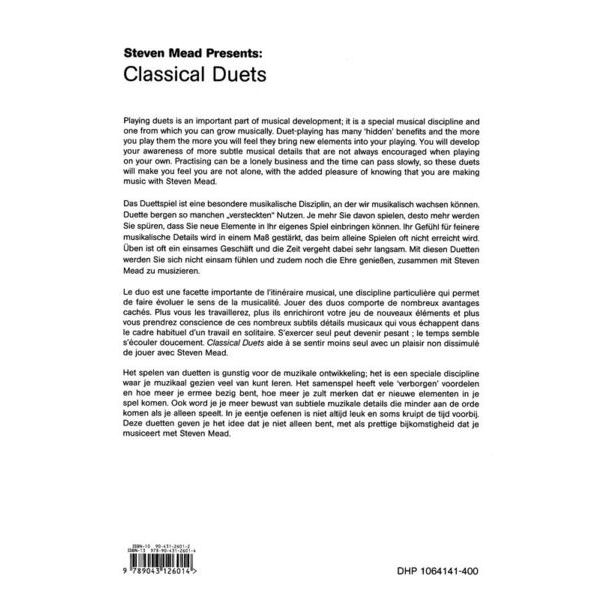 De Haske Steven Mead Classical Duets
